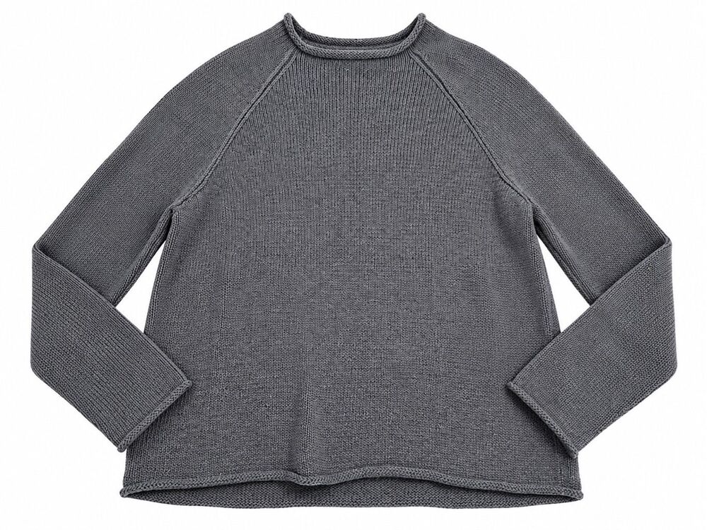 Polo Ralph Lauren Men’s Navy Blue Cotton Knit Sweater Size XL Made Hong Kong